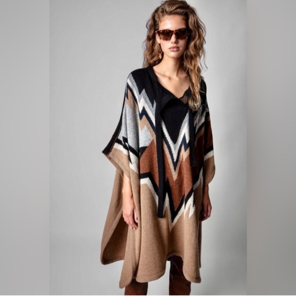 Zadig & Voltaire Clyde Poncho Coat - OS - NWT - Picture 11 of 11